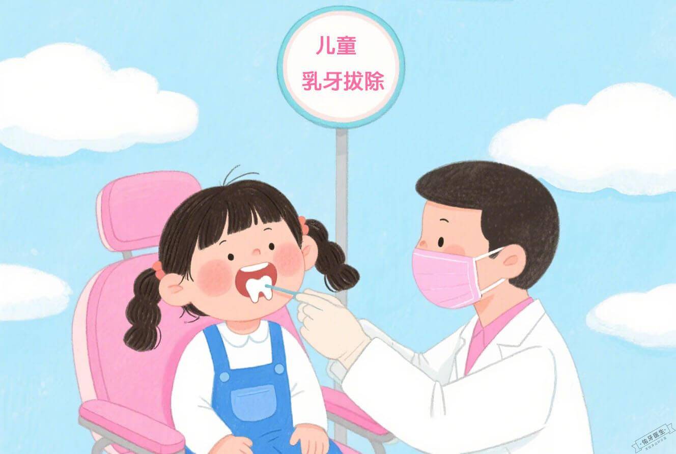 儿童乳牙拔除